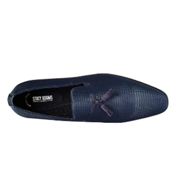 STACY ADAMS Men\'s Tazewell Tassel Slip-On Loafer,